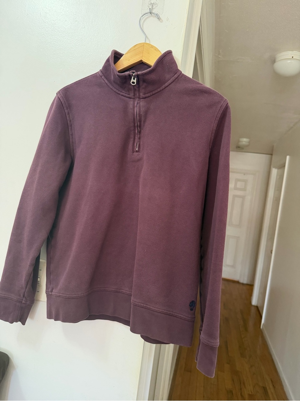 Brooks Brothers Plum Half-Zip Sweater